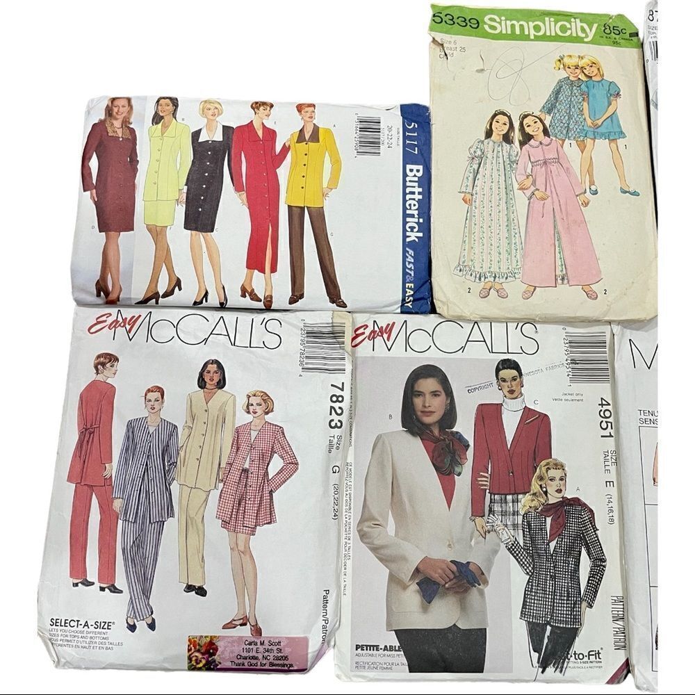 Bundle of sewing patterns. 8Lots. (B2) - Picture 2 of 7